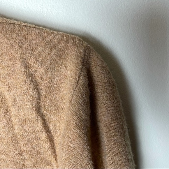 Madewell Cozy Kent Colorblock Alpaca Wool Blend Cardigan Size S - Picture 7 of 11